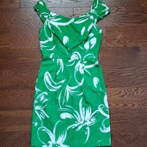 Chetta B Green Sheath Dress